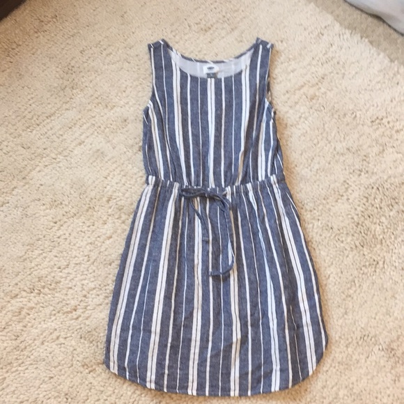 Old Navy Dresses & Skirts - Old Navy Denim/White Striped Dress